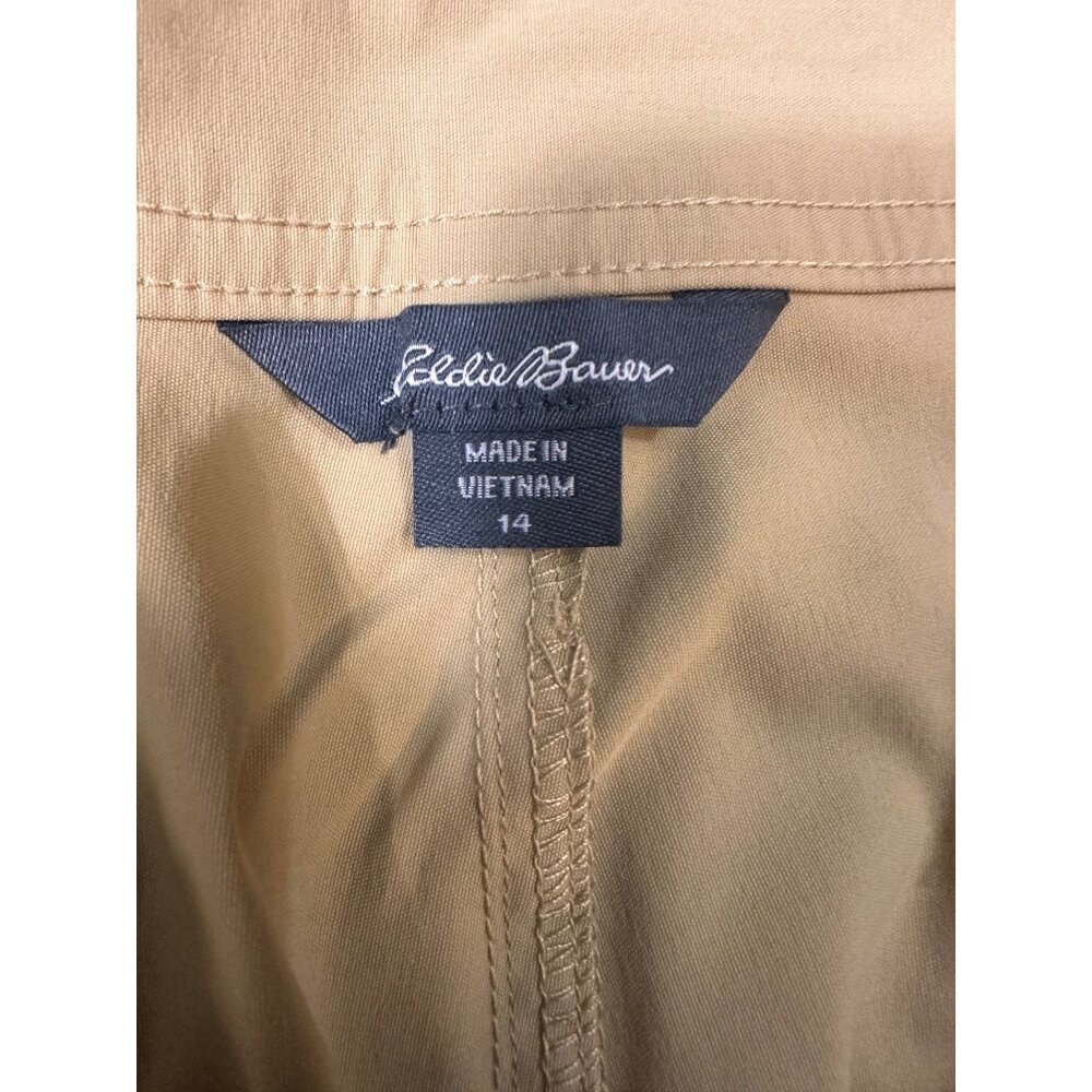 Eddie Bauer shorts women 2 Way Stretch 5”Inseam Hiking Outdoor Wear size 14 - Picture 7 of 13